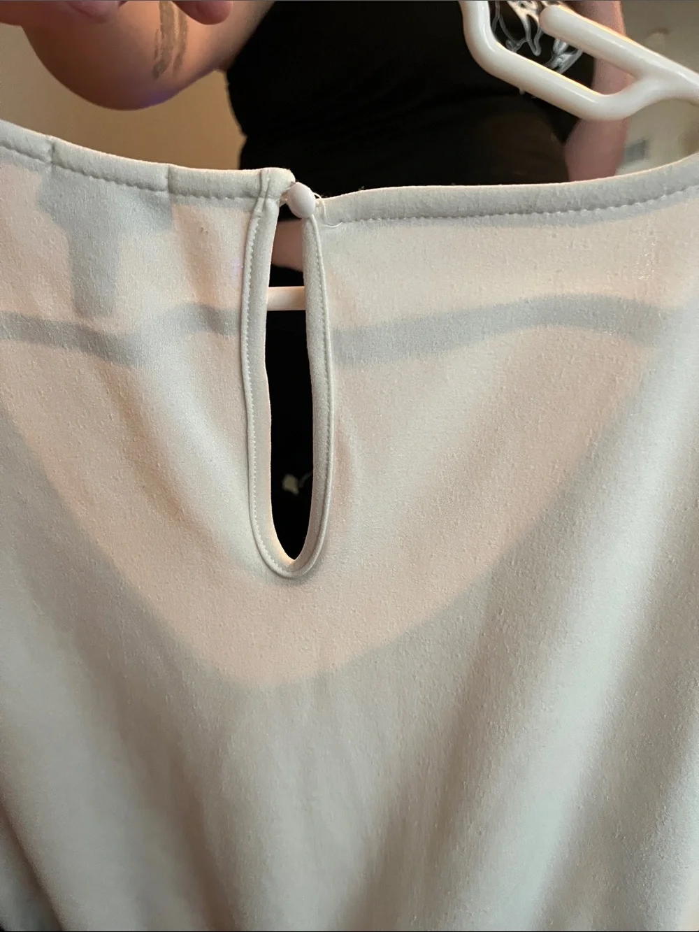 Women’s Cream & Black Striped Jumpsuit J for Justify Brand